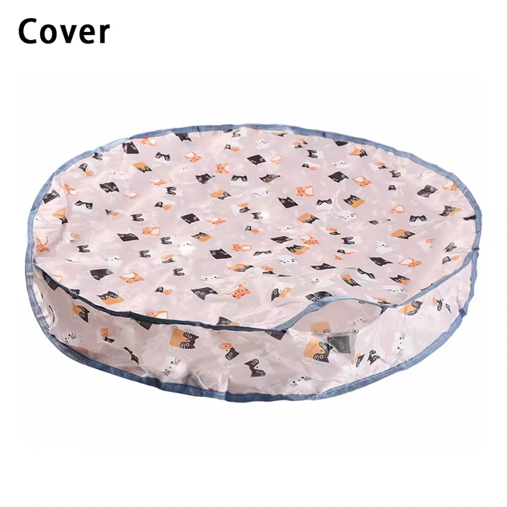 Interactive Rolling Ball Cat Toy – Motion-Activated Hide & Seek Game with Rechargeable Battery